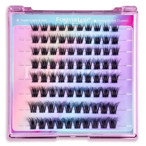 Gene false smocuri matase Fluffy 3D ForeverLash Flutter 80 buc