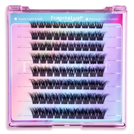 Gene false smocuri matase Fluffy 3D ForeverLash Glimmer 80 buc 2
