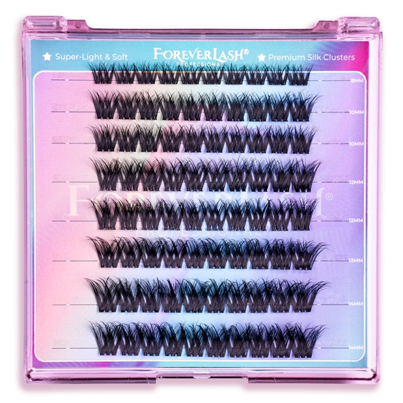 Gene false smocuri matase Fluffy 3D ForeverLash Glimmer 80 buc