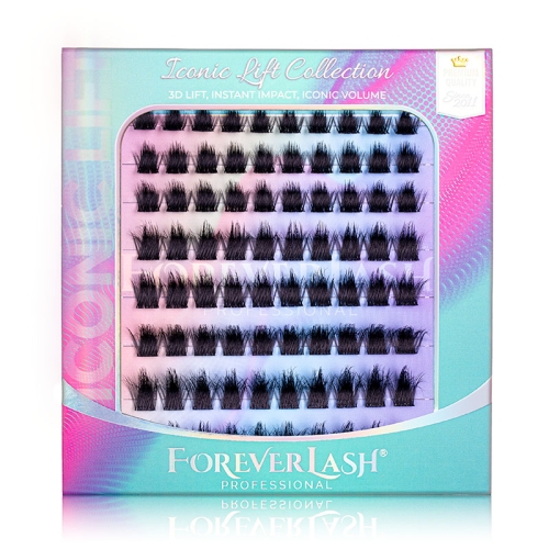 Gene false smocuri matase Fluffy 3D ForeverLash Charm 80 buc