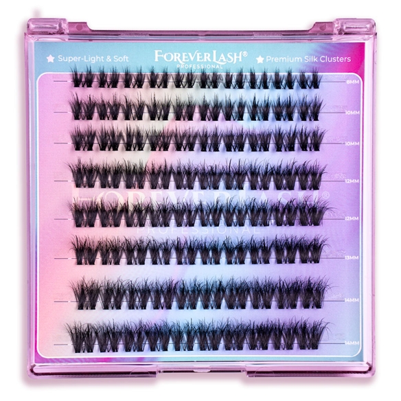 Gene false smocuri matase Fluffy 3D ForeverLash Serenity 80 buc