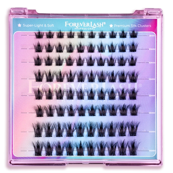 Gene false smocuri matase Fluffy 3D ForeverLash Twilight 80 buc