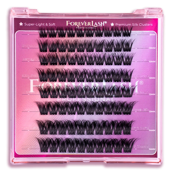 Gene false smocuri matase ForeverLash Shimmer 80 buc