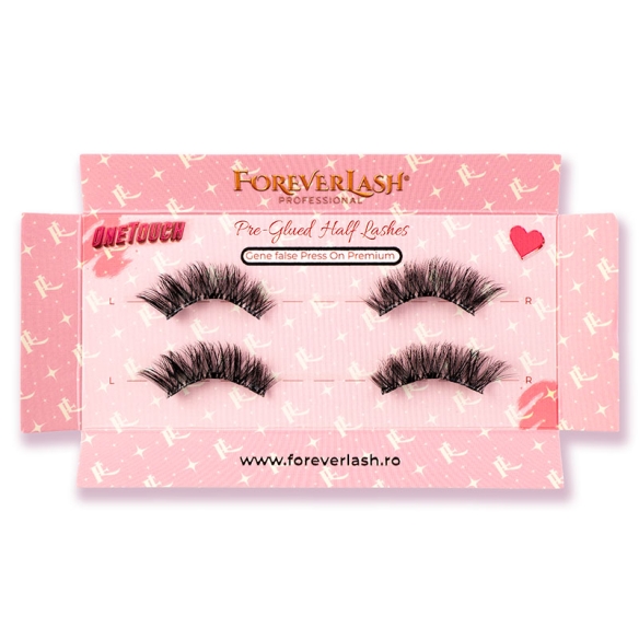 Gene press on half lashes Rhea ForeverLash OneTouch, detaliu banda