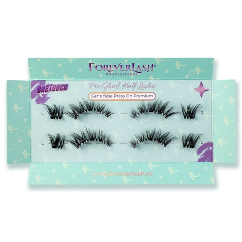 Gene press on half lashes Lyra ForeverLash OneTouch, detaliu smoc exterior