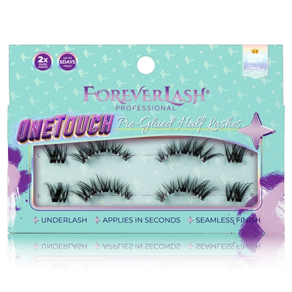 Gene autoadezive tip banda ForeverLash Lyra cu smoc exterior si lipici aplicat