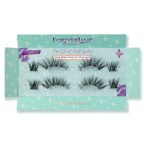 Gene autoadezive tip banda ForeverLash Thea cu smoc exterior si lipici aplicat