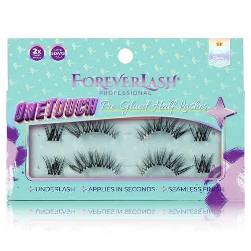 Gene press on half lashes Thea ForeverLash OneTouch, detaliu smoc exterior generos