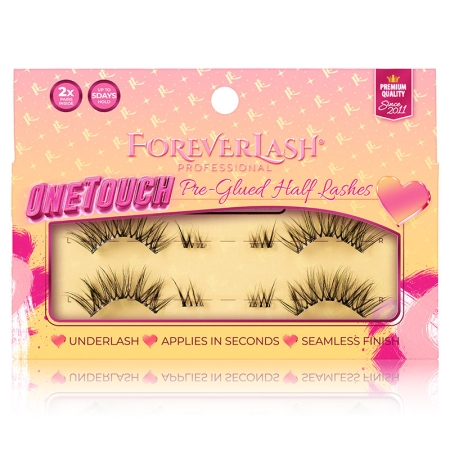 Gene autoadezive tip banda ForeverLash Flora cu smoc interior si lipici aplicat