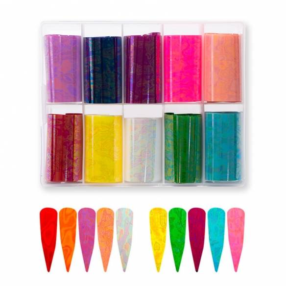 Folii de Transfer Set 10 - Sweet Paint