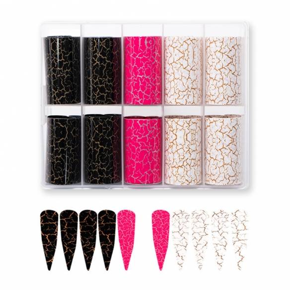 Folii de Transfer Set 10 - Marble Mixt