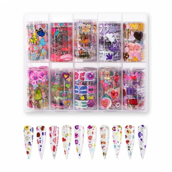 Folii de Transfer Set 10 - Love