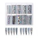 Folii de Transfer Set 10 - Silver Laser