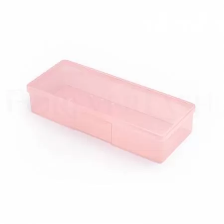 Cutie depozitare roz transparenta