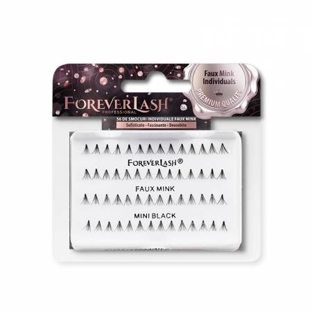 Gene false Individuale Foreverlash FAUX MINK fara nod Mini Black