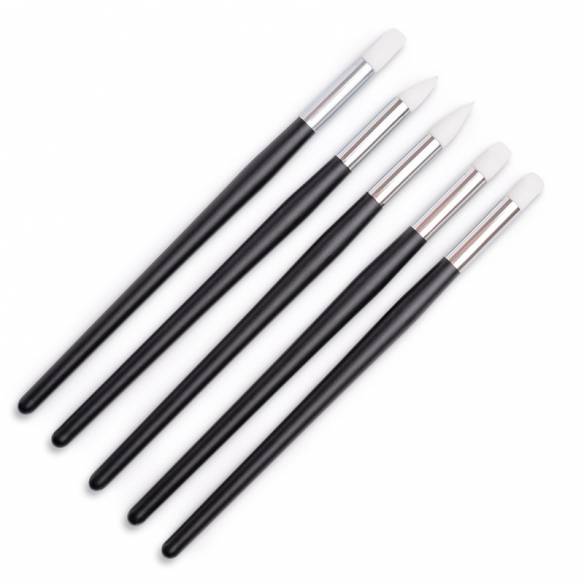 Pensule unghii din silicon set 5 piese