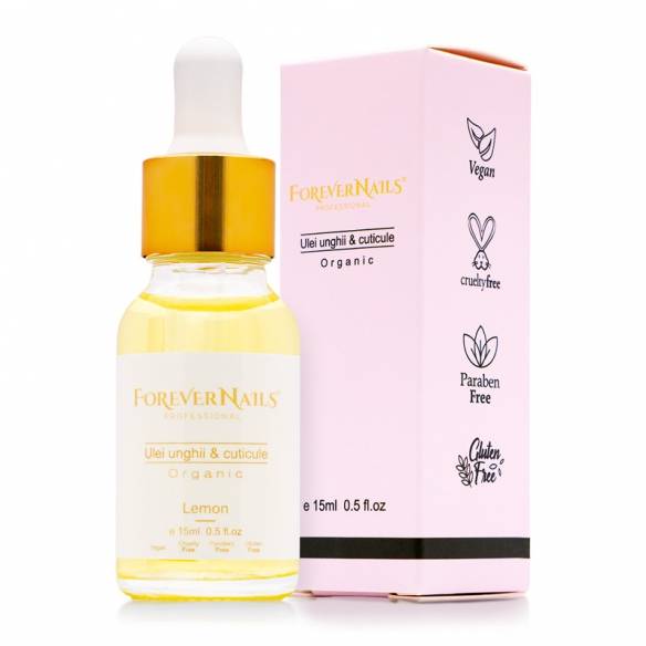 Ulei de Cuticule Organic ForeverNails Lemon