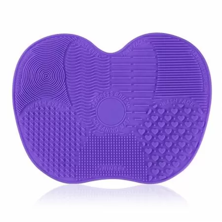 Accesoriu pentru curatare pensule machiaj Purple