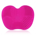 Accesoriu pentru curatare pensule machiaj Magenta