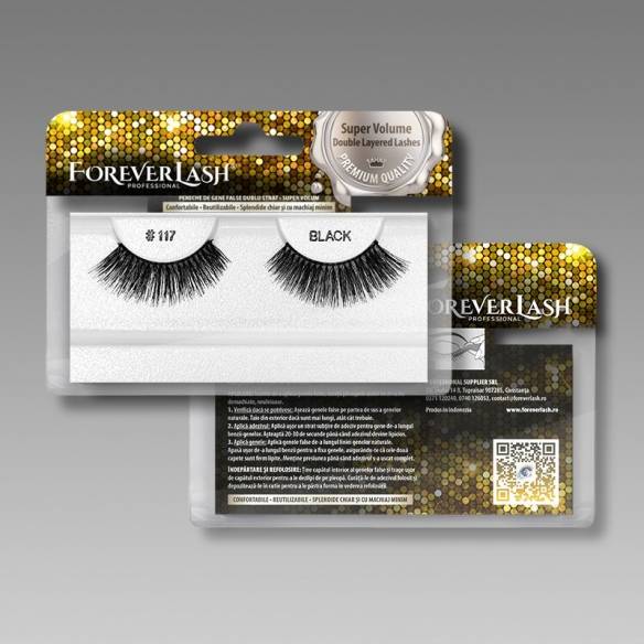 Gene false banda din par natural Foreverlash 117  Double Beauty Heaven