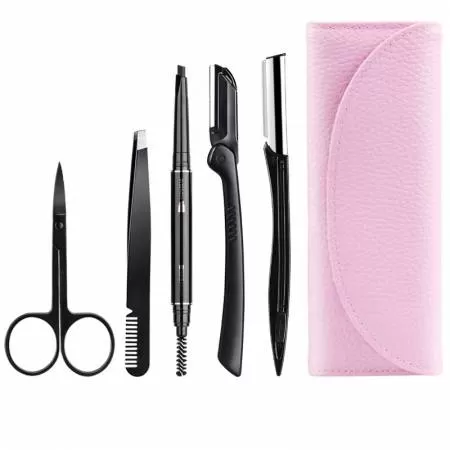 Kit pentru sprancene ForeverGlow 5 piese Roz