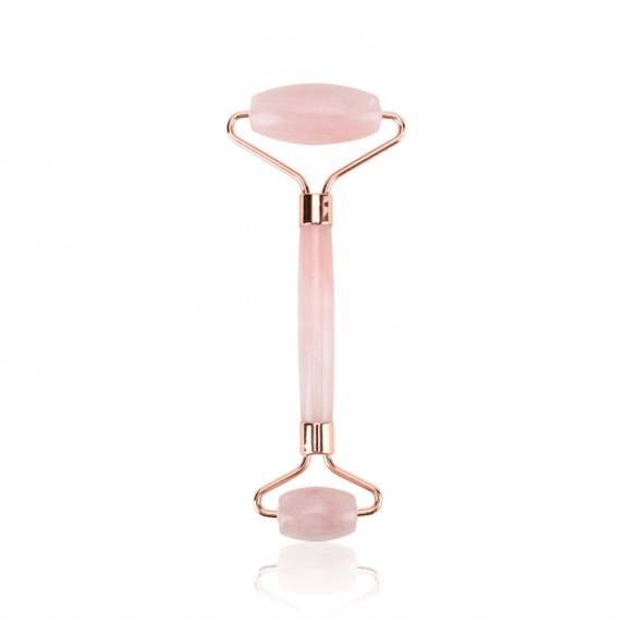 Roller Masaj Facial 100% Natural Jad Rose Quartz