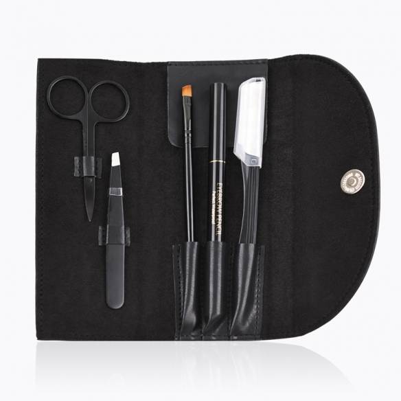 Kit pentru sprancene ForeverGlow 5 piese Negru
