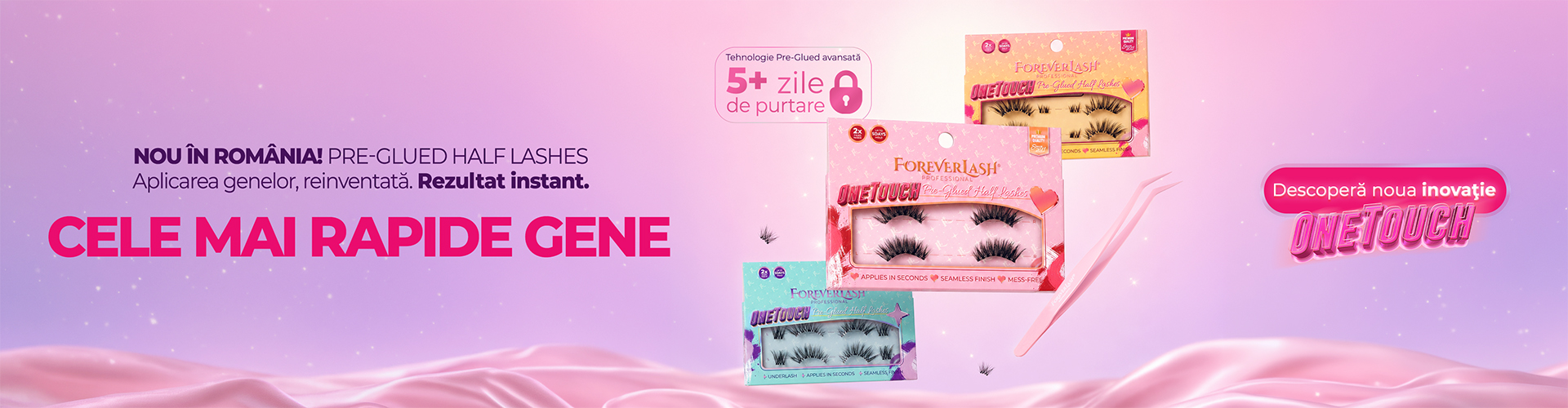 Cele mai rapide gene ForeverLash - Press On Half Lashes